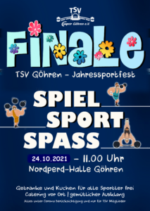 Einladung FINALE 2021 TSV Empor Göhren e.V.